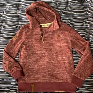 Naketano Purple Fleece Hoodie
